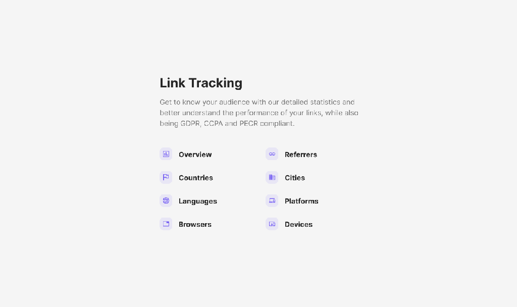 Link Tracking and Analytics